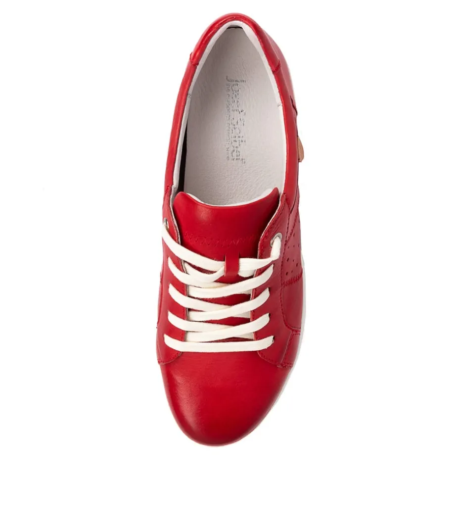 Caren 01 Red Leather