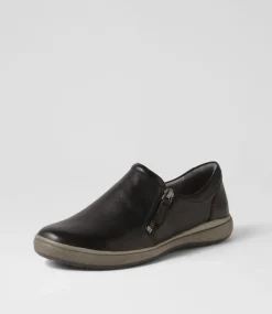 Caren 31 Schwartz Leather Sneakers