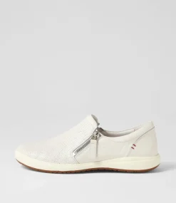 Caren 22 Weiss Leather Sneakers