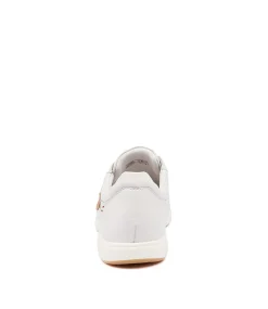 Caren 01 White Leather