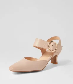 Caris Cafe Leather Heels