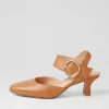 Caris Tan Leather Heels
