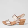 Cartha Champagne Leather Sandals