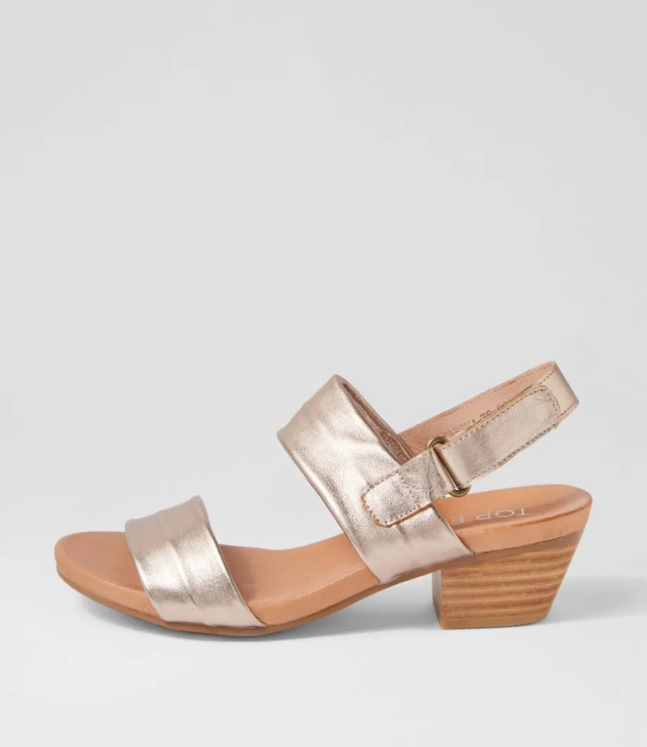 Cartha Champagne Leather Sandals