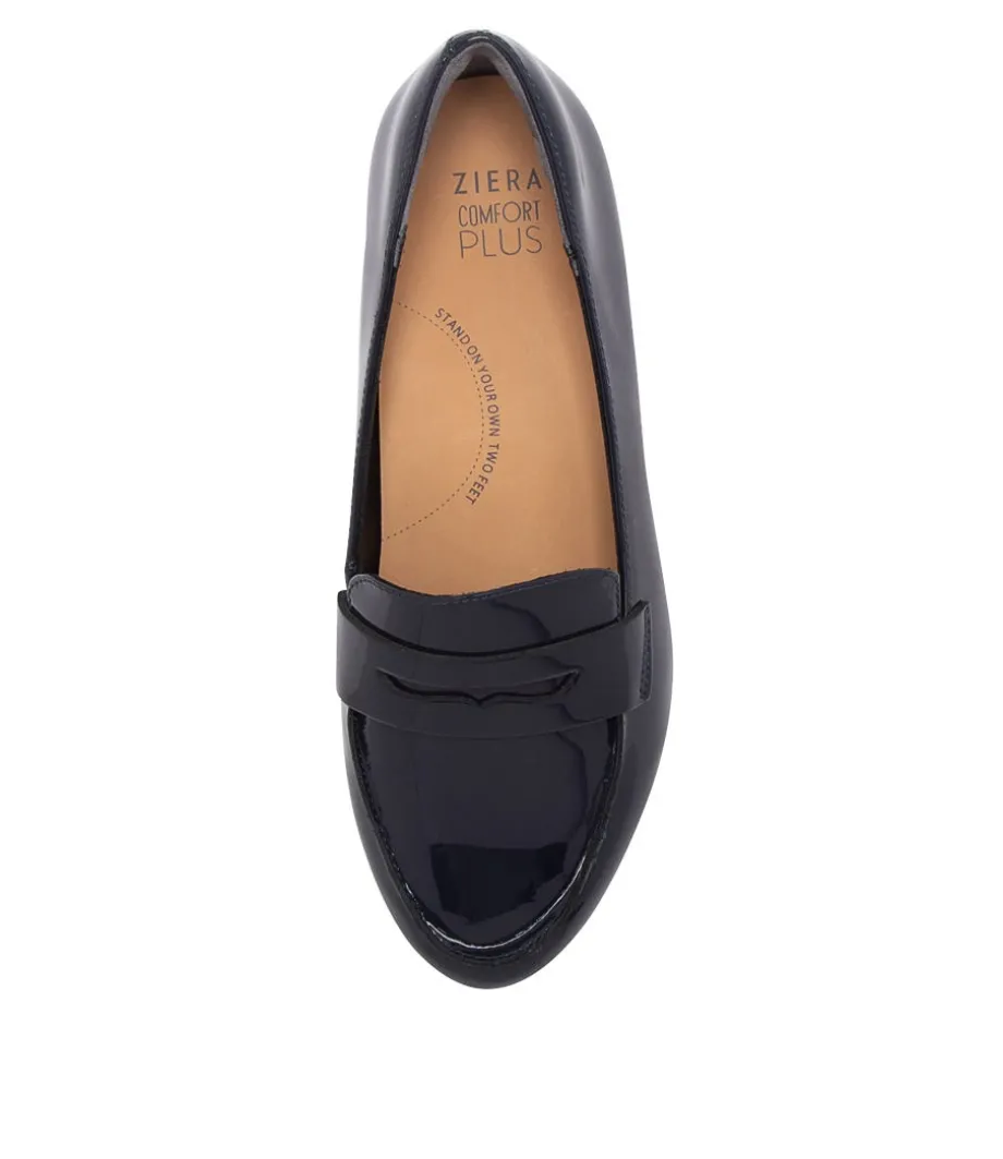 Cedar Xf Navy Patent Leather Loafers