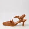 Charissa Tan Leather Heels