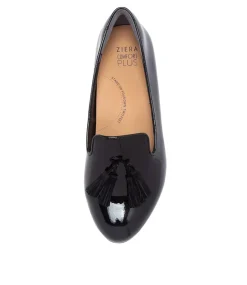 Charter Xf Black Patent Leather Flat Shoes