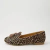 Charter Xf Tan Dot Leopard Choc Multi Flat Shoes