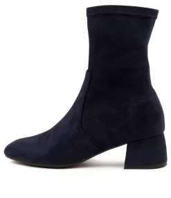 Checkie Dj Navy Stretch Microsuede