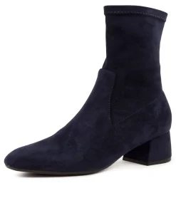 Checkie Dj Navy Stretch Microsuede
