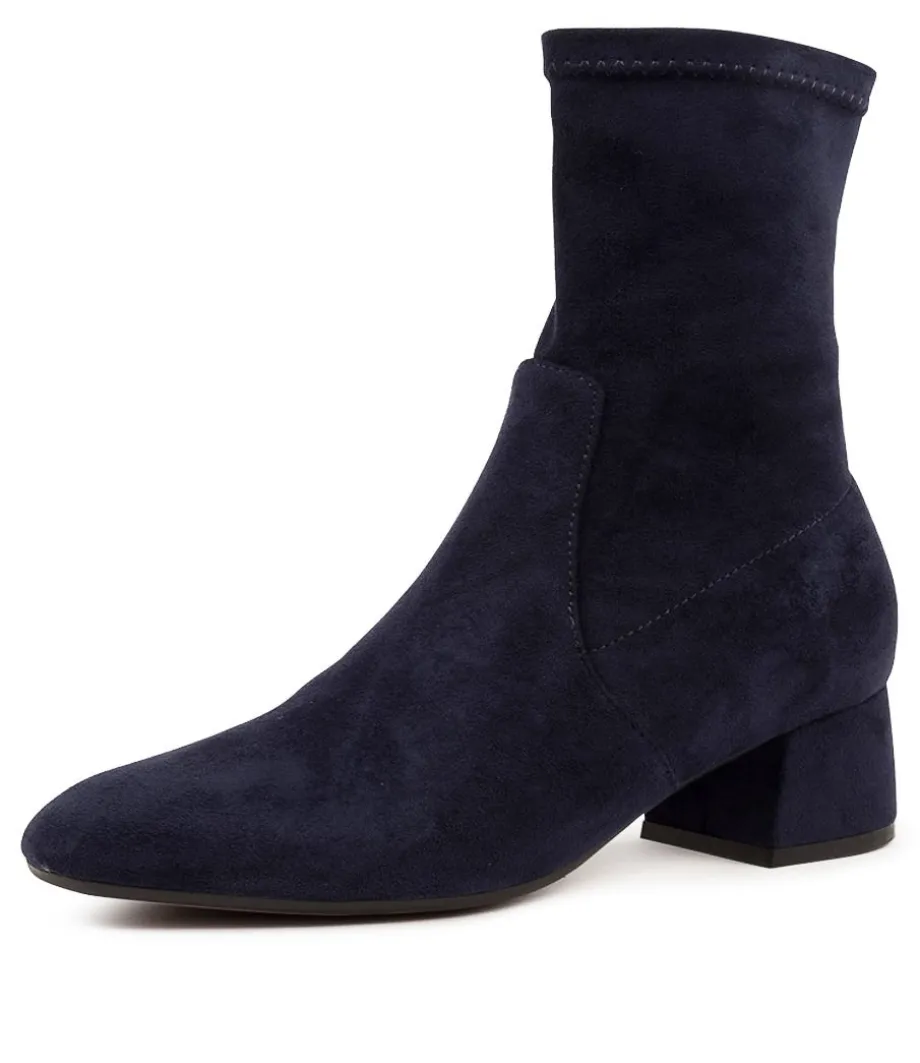 Checkie Dj Navy Stretch Microsuede