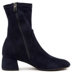 Checkie Dj Navy Stretch Microsuede