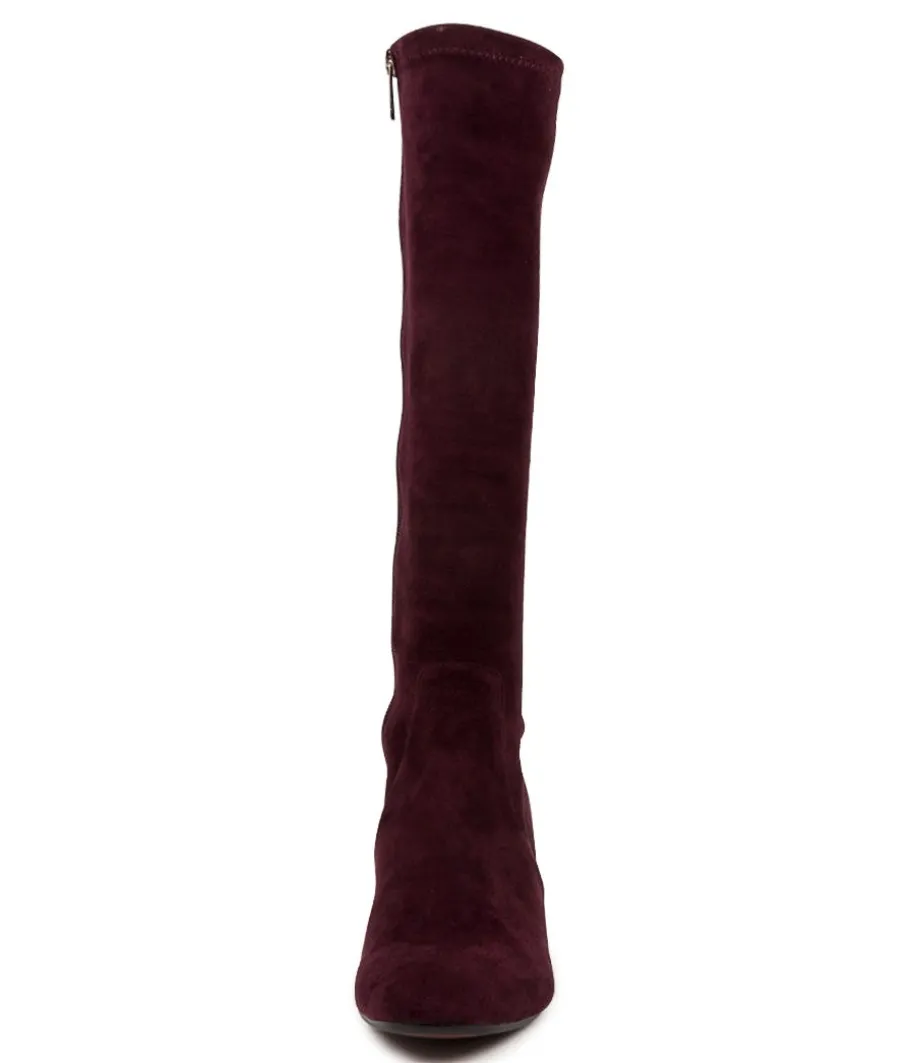 Chevy Dj Mulberry Stretch Microsuede