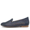 Cindra Xf Navy Leather Loafers