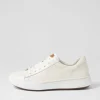Claire 01 Weiss Leather Sneakers