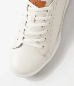 Claire 01 Weiss Leather Sneakers