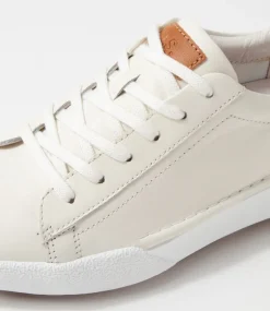 Claire 01 Weiss Leather Sneakers