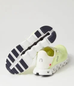 Cloud 5 Coast W Hay Ivory Knit Sneakers