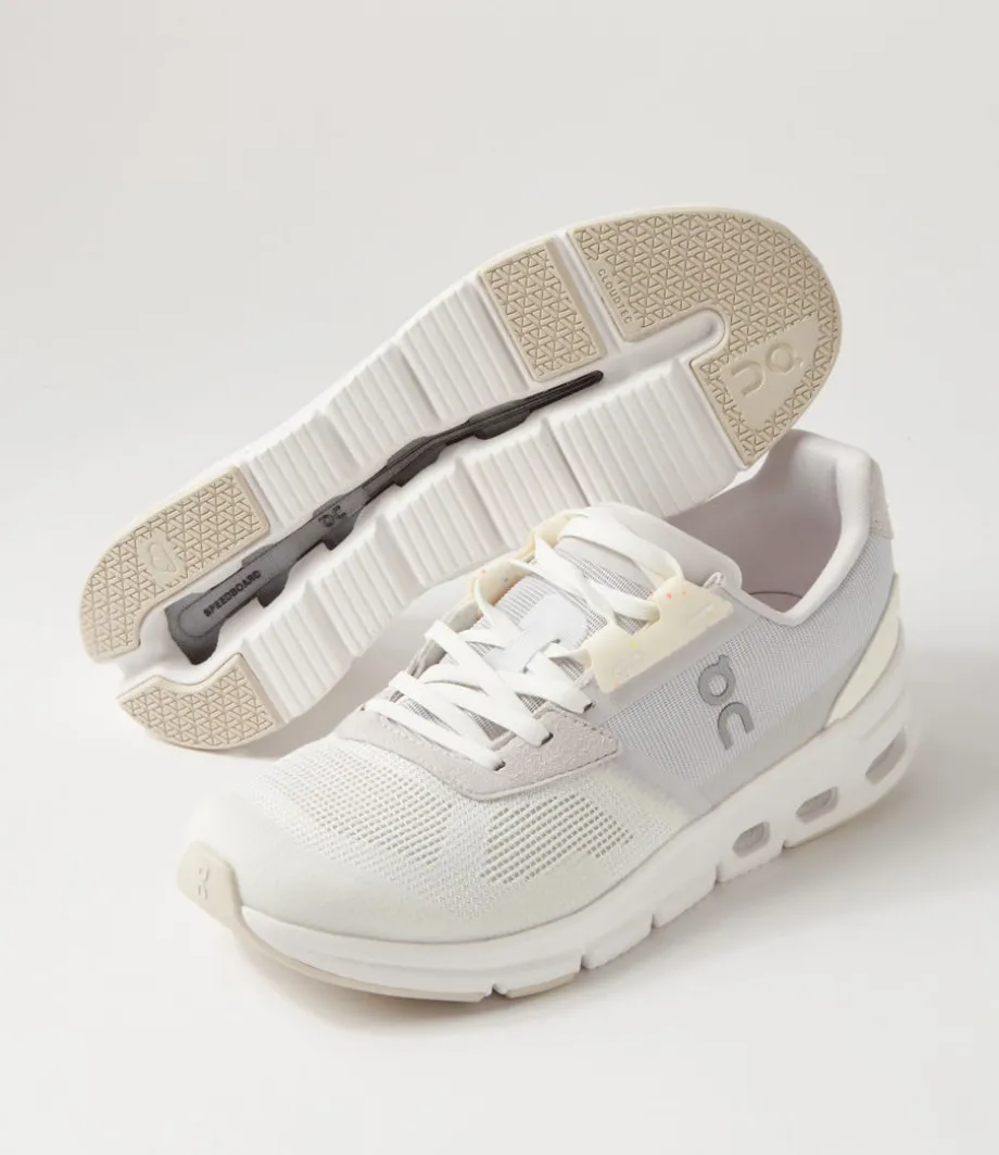 Cloudrift W Undyed White Frost Knit Sneakers