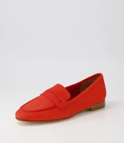Coco Aperol Leather Loafers
