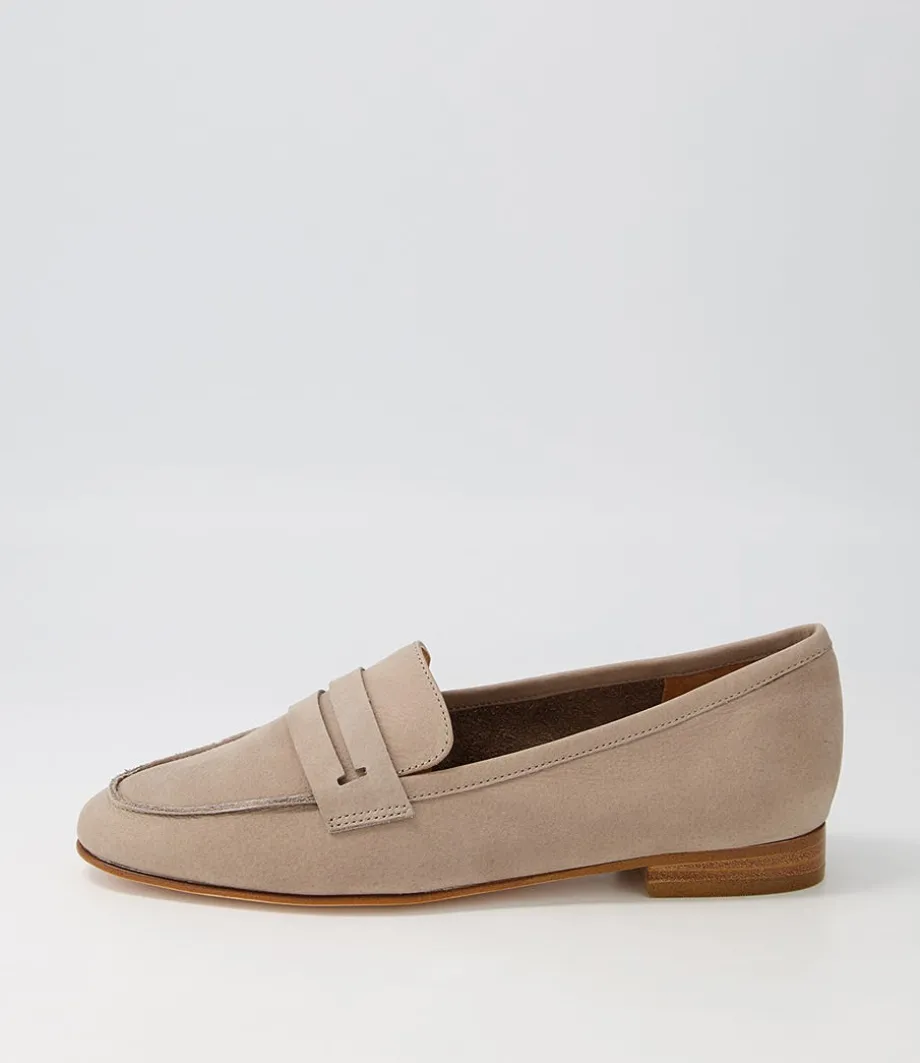 Coco Stone Leather Loafers