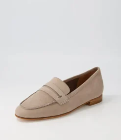 Coco Stone Leather Loafers