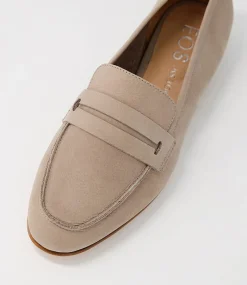 Coco Stone Leather Loafers
