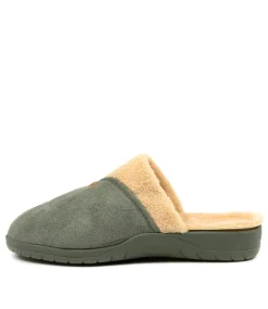Comfy W Sage Slippers