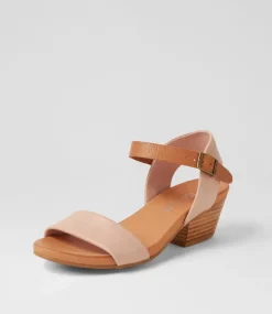 Control Cafe Dark Tan Leather Sandals