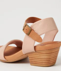 Control Cafe Dark Tan Leather Sandals