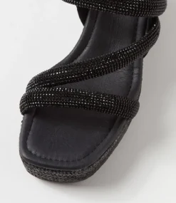 Cookie Black Mix Multi Sandals