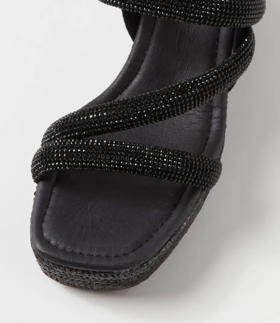 Cookie Black Mix Multi Sandals