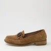 Corina Light Choc Suede Loafers