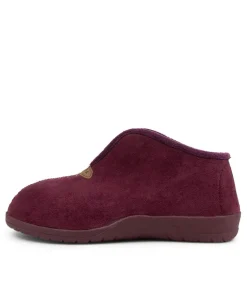 Cuddles W Mulberry Microsuede Slippers