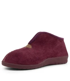 Cuddles W Mulberry Microsuede Slippers