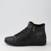 D Blomiee B Black Leather Sneakers