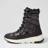 D Falena B Abx B Black Leather Calf Boots