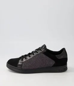 D Jaysen B Black Multi Suede Sneakers