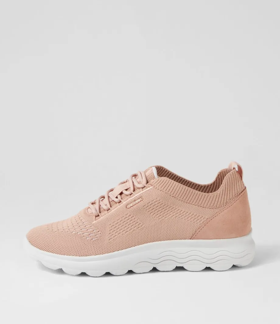 D Spherica A 6K Nude Knit Sneakers