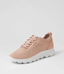 D Spherica A 6K Nude Knit Sneakers