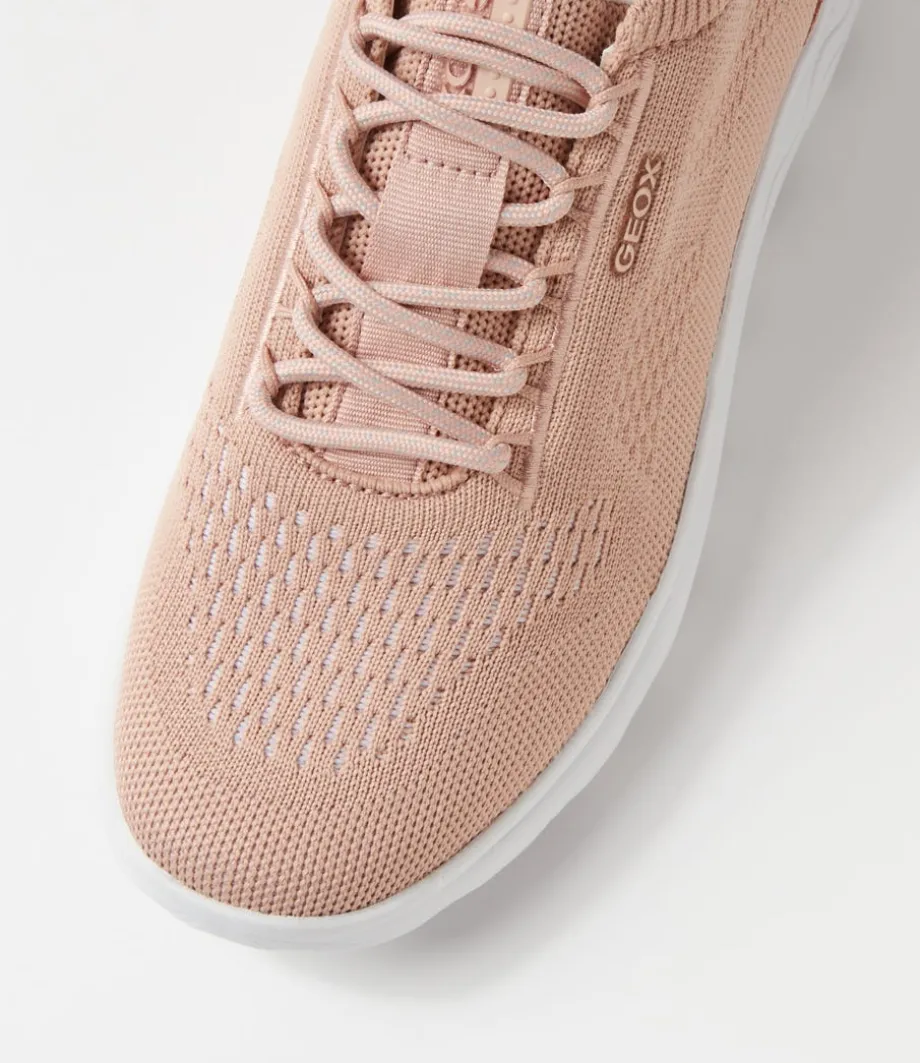 D Spherica A 6K Nude Knit Sneakers