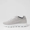 D Spherica A Light Grey Knit Sneakers