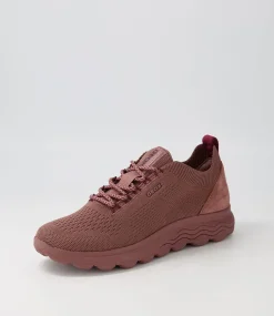 D Spherica A Old Rose Knit Sneakers