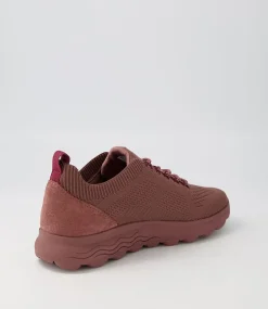 D Spherica A Old Rose Knit Sneakers