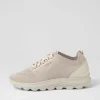 D Spherica A 9T Off White Knit Sneakers
