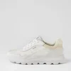 D Spherica D White Leather Sneakers