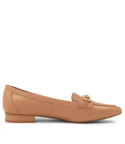 Dae Light Camel Leather Ballet Flats