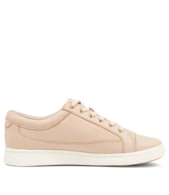 Danni Xf Pale Pink Leather Sneakers