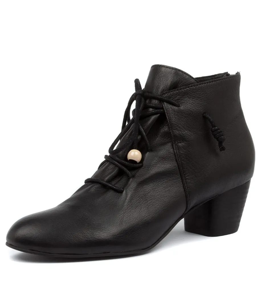 Defreeze Dj Black Black Heel Leather