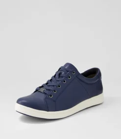 Delilah Xf Navy Leather Sneakers